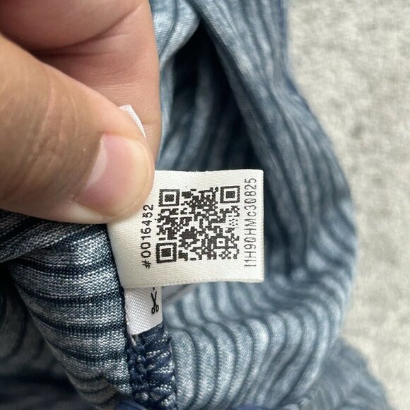 Adidas Shirt Men Size 2XL Golf Feeder Striped Polo Short Sleeve Blue Performance - Picture 12 of 14